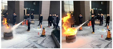 安全！安全！安全！聯測參加消防演習